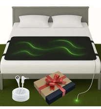 Grounding Mat for Bed King Size for Sleeping Improvement, Muscle Relaxation,