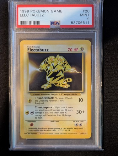 Electabuzz graded PSA 9 for sale on eBay