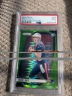 2024 Panini Prizm Rookies Drake Maye #329 Neon Green Pulsar Prizm (RC) PSA 9