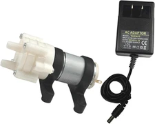 DC 24V Self-Priming Pump 385 Pump Electric Circulation with Power Supply for Lap