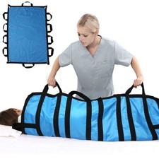 40"x60" Positioning Bed Pad for Elderly with Reinforced Handles Transfer Shee...