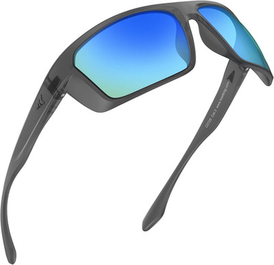 Huzzah Polarized Sport Sunglasses for Men and Women, Ideal for Driving Fishing C