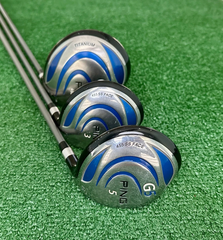 PING G5 Driver 12°, 3-15° & 5-18° Wood Set, Senior-Flex PING TFC 100, Men's RH - Image 3 of 4