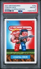 2021 Nintendopes Series 1 1st print Pingitore Contra Dick PSA 8 POP 1 ! none ^