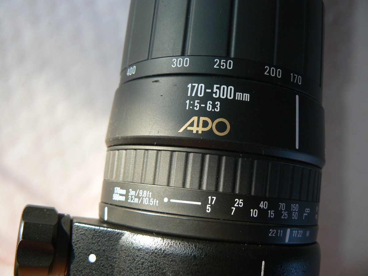 Sigma APO 170-500mm F/5-6.3 AF Zoom Lens for Canon EF - Japan w