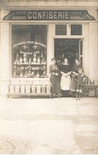 75018 PARIGI #23022 CONFETTERIA 37 BOULEVARD ORNANO COMMERCIO NEGOZIO CARTA FOTO