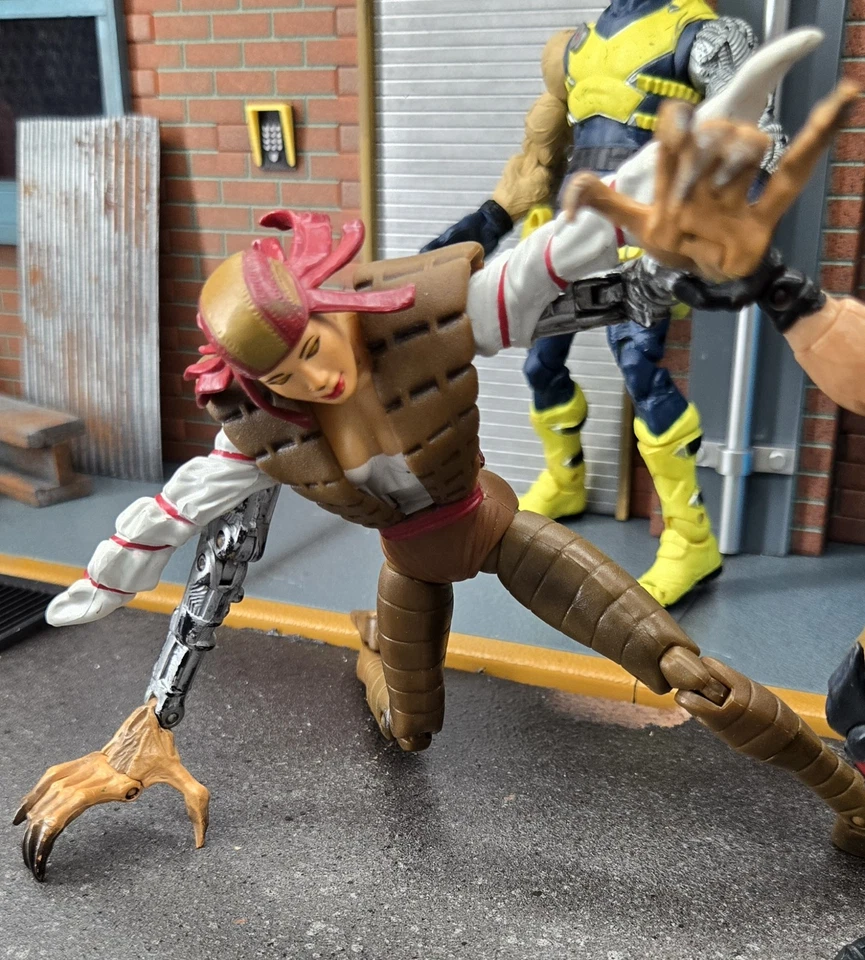 Marvel Legends винтажный X-Men Росомаха леди Deathstrike кабель Marvel девочка 4 упаковки - Изображение 2 из 4