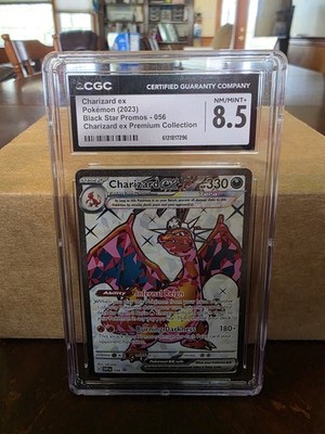 ebay pokemon cards charizard ex Charizard ex Black Star Promo #056 CGC NM/NM+ 8.5 Pokemon TCG Card