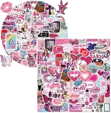 120pcs Y2K Stickers, 2000S Stickers Retro Aesthetic Cyber Trend Colorful 