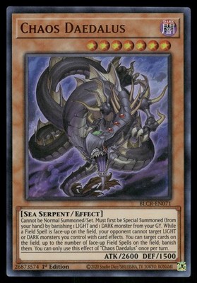 Yugioh Chaos Daedalus BLCR-EN071 Ultra Rare 1st Edition NM