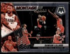 2021-22 Panini Mosaic #19 Damian Lillard Montage Basketball Card 3001L