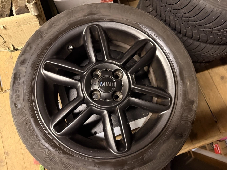 4x Mini Alufelgen mit Sommerreifen ContinentalPremium Contact 5 - Bild 2 von 4