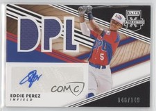 2020 Elite Extra Edition DPL Material Signatures Black /149 Eddie Perez Auto g2u