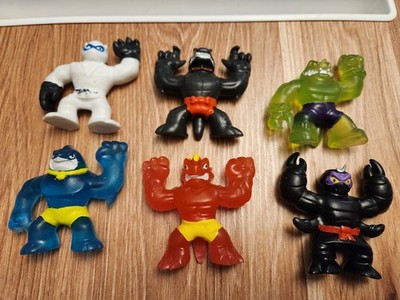 Heroes of Goo Jit Zu Minis 6 Rubber Figures 2.5 inches Goo Vs Evil LOOSE