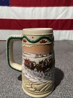 1996 Budweiser Holiday Beer Stein American Homestead Christmas Mug — photo 3