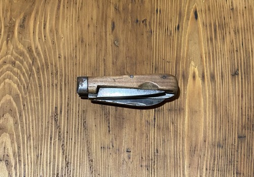 Altes Taschenmesser Holz 2 Teilig - Bild 3 von 7