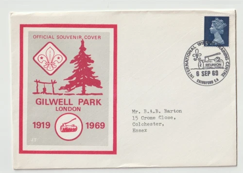 6/9/1969 UK GB Cover - Gilwell Park London - International Training Centre