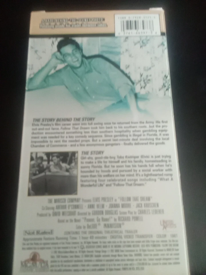 VHS tape ELVIS Presley Follow That Dream Commemorative Collection NEW SEALED - Image 2 of 2