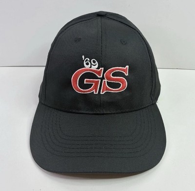 1969 Buick GS Hat 69 Gran Sport Black Baseball Cap Muscle Car Embroidered *READ
