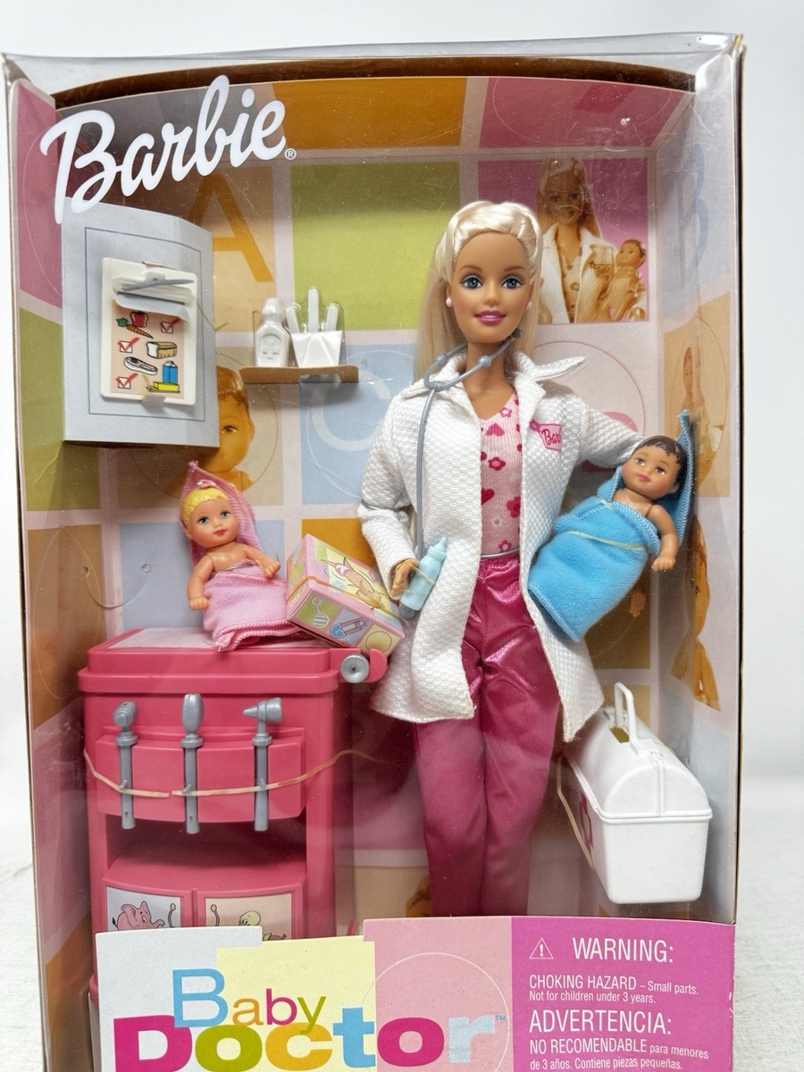 Barbie Baby Doctor Doll Playset T