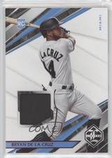 2022 Panini Chronicles Limited Swatches Red Bryan De La Cruz #LS-BC 12e2