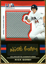2017 USA Stars & Stripes Nick Gorby Black Gold Autograph Jersey /89 Relic RC #54