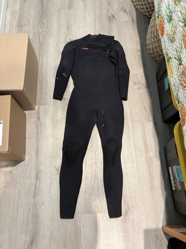 XCEL Infiniti Chanel Flex Men’s Size MS 3/2mm Chest Zip Wetsuit Hole READ