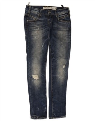 Zu Elements Womens Distressed Skinny Jeans W26  L30 Blue Cotton GI21