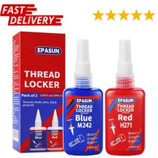 ThreadLocker 242 and 271, Thread Lock Medium and High Strength Lock Tight & Seal