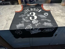 NWT Men’s 2XL Black Allen Iverson The Answer Philadelphia 76ers Sixers Jersey