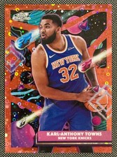 2025 NBA KARL-ANTHONY TOWNS Topps Chrome Cosmic Lunar Refractor SSP ~/10