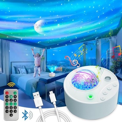 Northern Lights Aurora Sensory Light Star Projektor Galaxy Projektor mit Weiß
