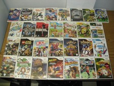 Lot of 29 Wii games most complete Sonic SpongeBob Play Myth Makers Spider-Man