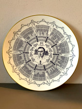 Vintage Coalport Bone China plate, Denis Compton Centuries, 21 of 750, cricket