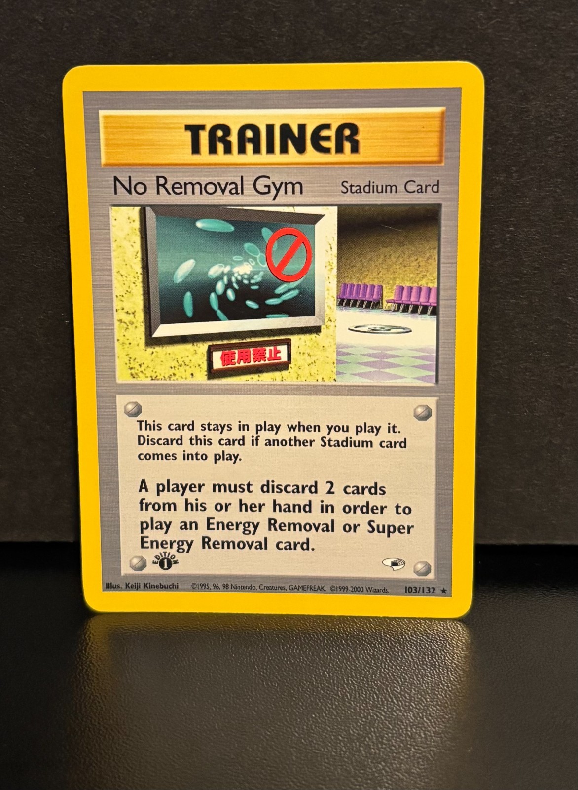 No Removal Gym Rare 103/132 Gym Heroes 1st Edition WOTC Vintage Pokemon NM
