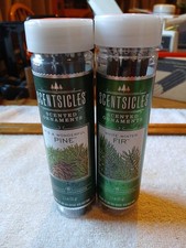 2 NIP Scentsicles Scented Ornaments PINE  WHITE WINTER FIR.