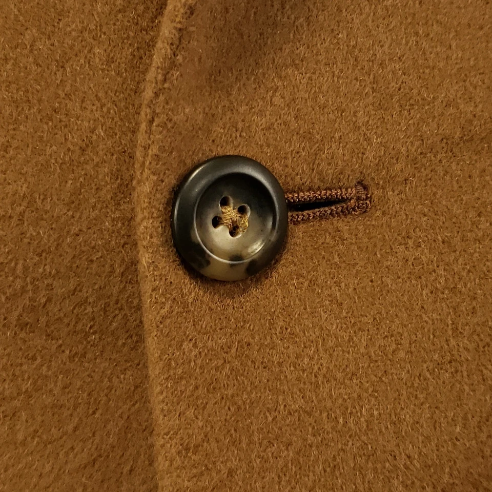 Jos A Bank Cashmere Sport Coat Men's 44L Brown Two Button Single Vented Blazer - Image 3 of 4