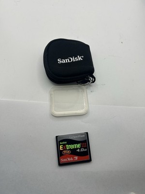 SanDisk Extreme III 4GB CF Compact Flash Camera Memory Card Esp Technology
