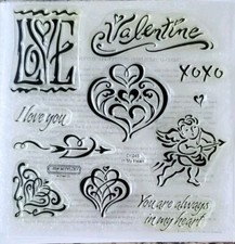 Close To My Heart In My Heart Clear Acrylic Stamp Set D1245