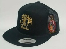 SINALOA MEXICO HAT MESH TRUCKER BLACK ADJUSTABLE NEW