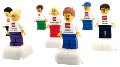LEGO Mitarbeiter Figuren Employee Member business cards signature figs