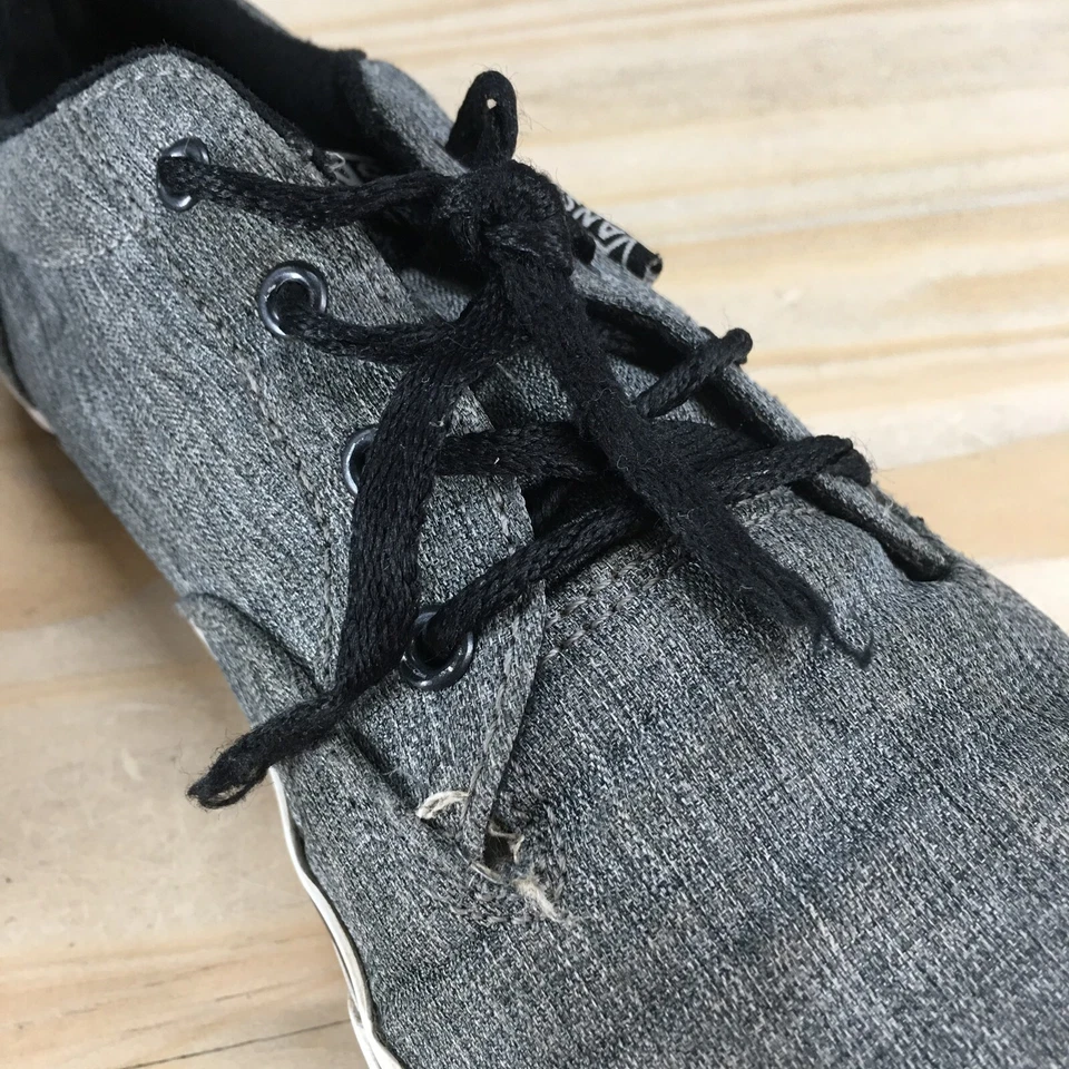 Vans Zapatos Juveniles 7 Tenis de Skate Negros Con cordones Parte Superior Baja Comodidad 721356 Foto 4 de 4