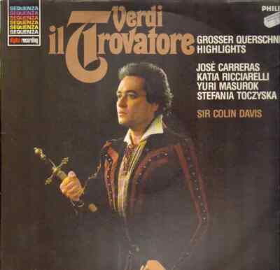 Verdi Il Trovatore NEAR MINT Philips Vinyl LP