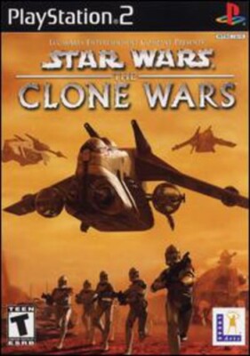 Star Wars The Clone Wars (PS2 PlayStation 2) CIB Black Label Complete Tested