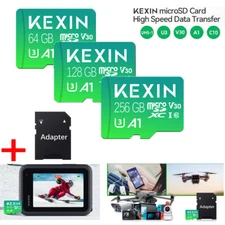 3 Pack lot 64GB,128G,256G Micro SD Card microSDXC C10 U3 Memory Card High Speed