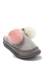 Chinese Laundry Womens Slipper, with Pom Poms Memory Foam Size L 9-10 New