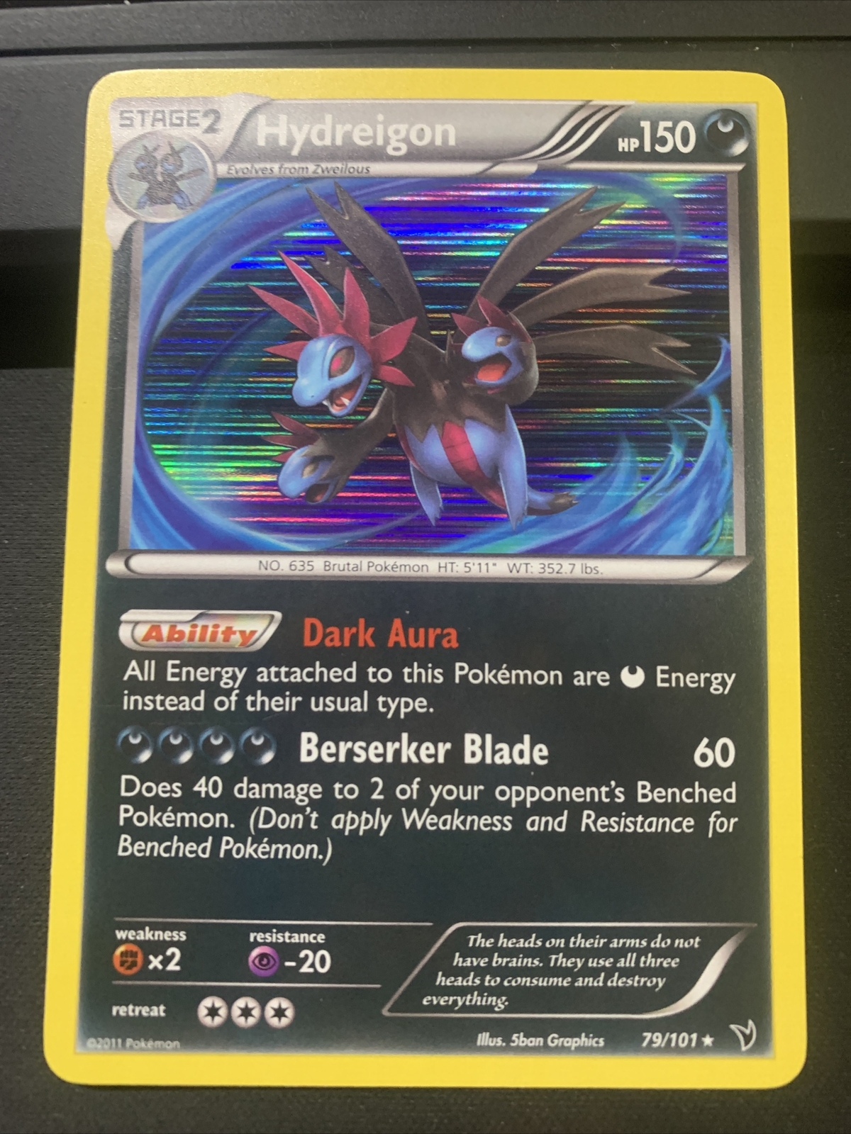 Pokémon TCG Hydreigon Noble Victories 79/101 Holo Holo Rare for sale online  | eBay
