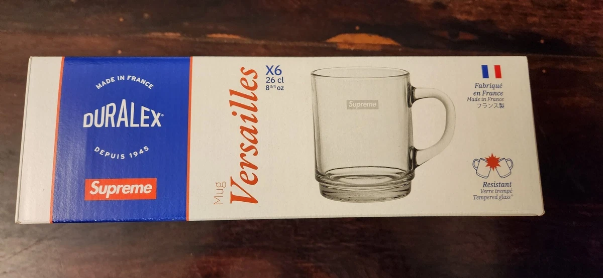 Supreme Duralex Glass Mugs (Set Of 6) Clear