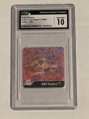 Doduo/Dodrio Action Flipz Series (1999) Artbox - #36 CGC 10 - VERY LOW POP 1/2