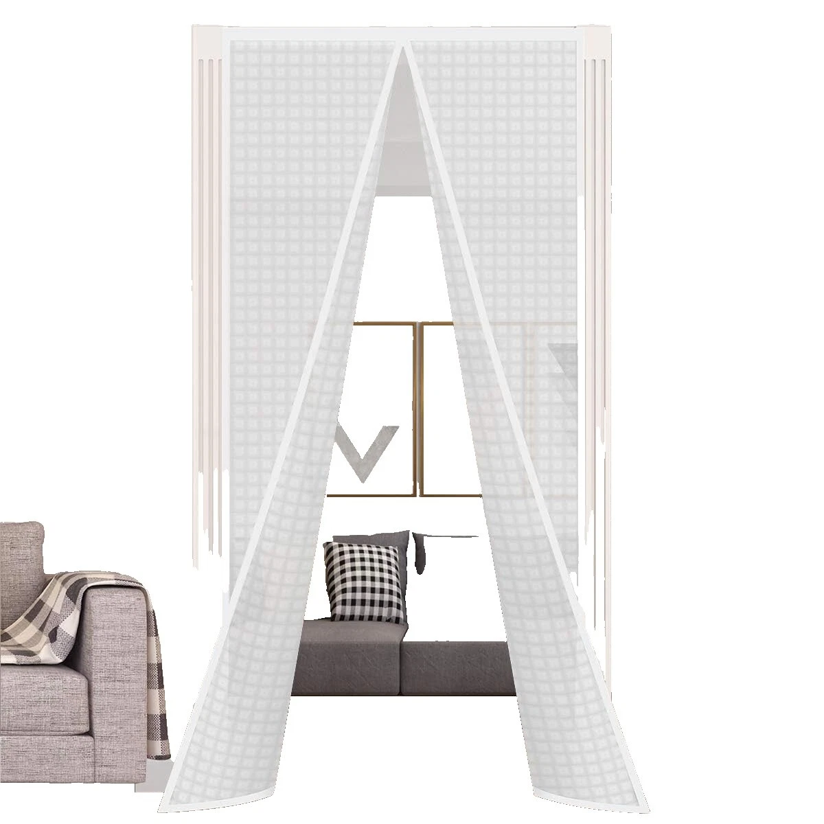 Multicolor Window Door Curtains